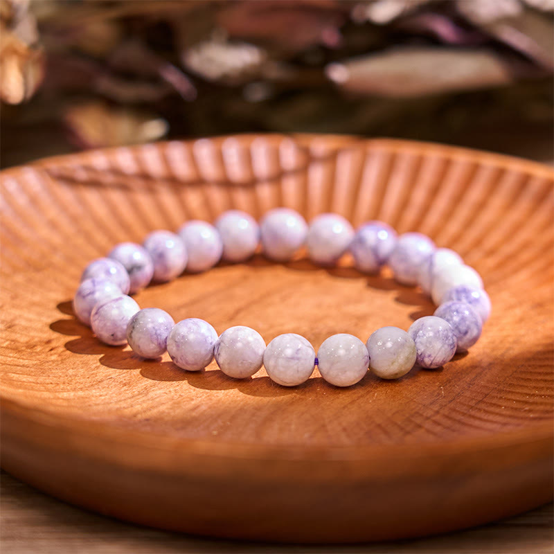 8mm Amethyst Healing Bracelet for Emotional Balance