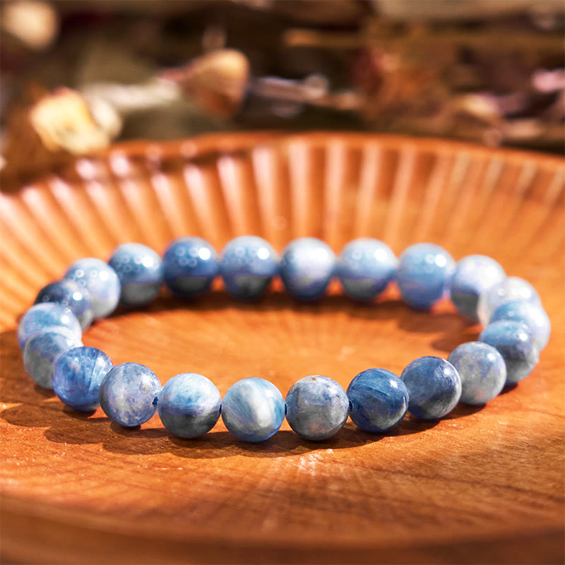 8mm Blue Tiger Eye Bracelet for Calm & Tranquility