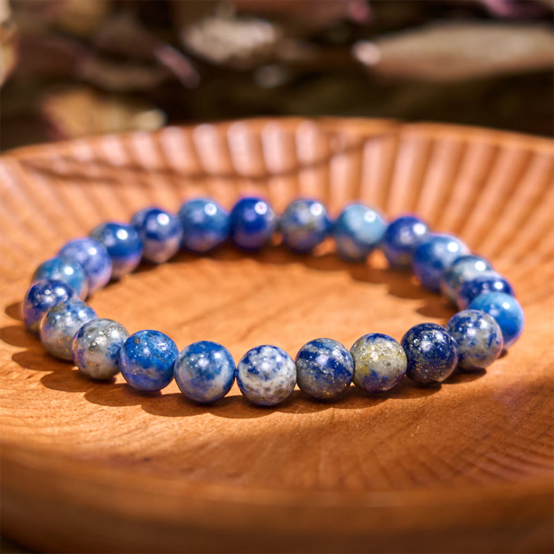 8mm Blue Tiger Eye Bracelet for Calm & Tranquility
