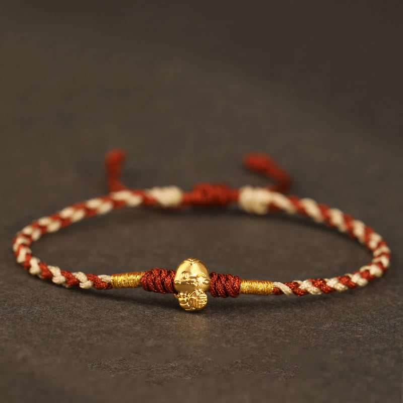 Year of the Snake Fortune Bracelet 999 Gold