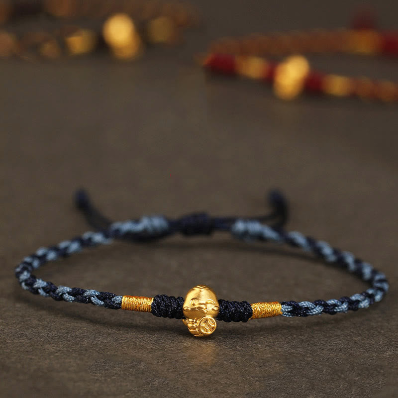 Year of the Snake Fortune Bracelet 999 Gold