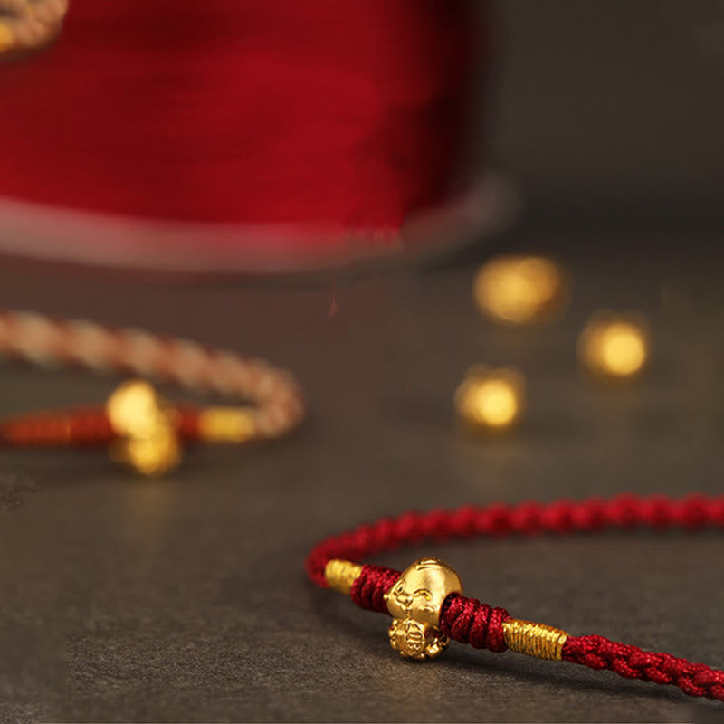 Year of the Snake Fortune Bracelet 999 Gold