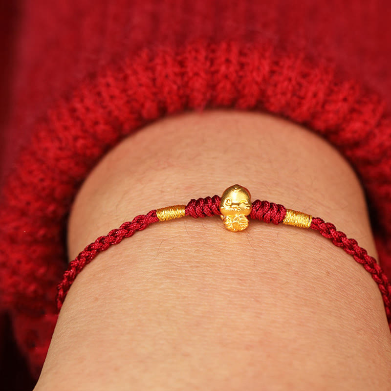 Year of the Snake Fortune Bracelet 999 Gold