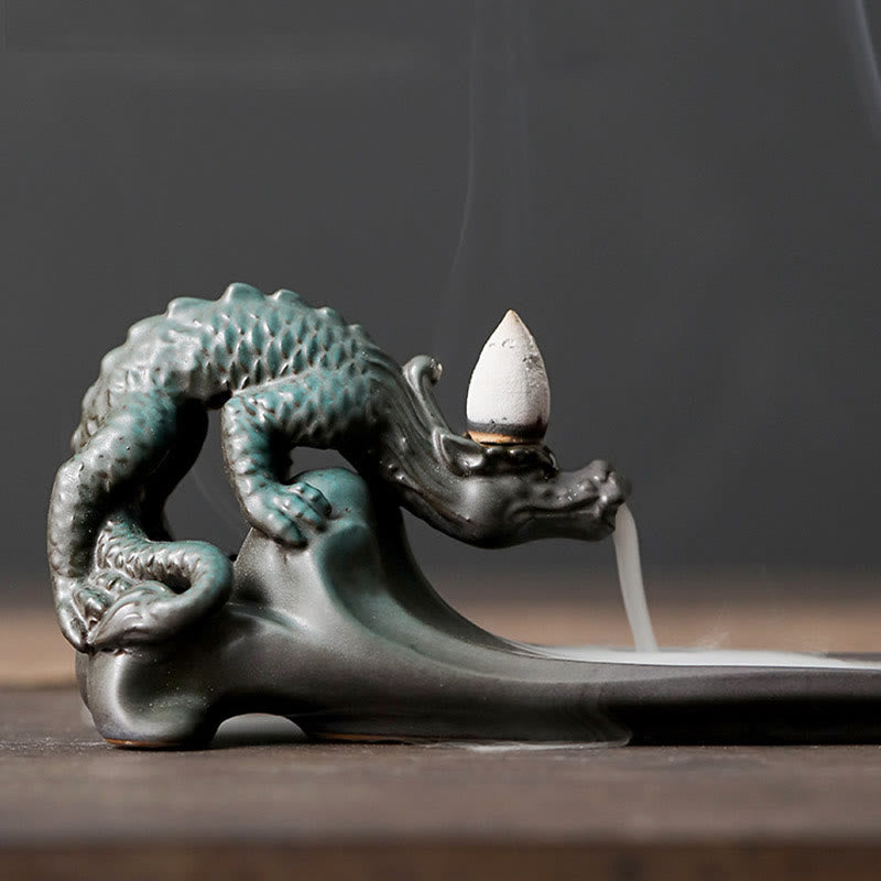 Moon Rabbit Ceramic Incense Burner for Meditation Harmony