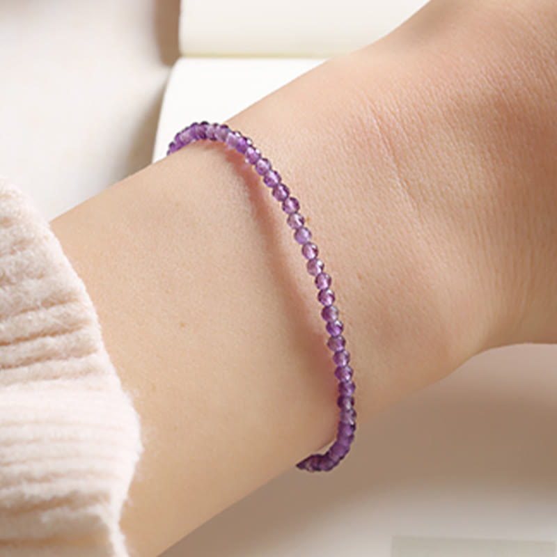 3mm Amethyst Spiritual Awareness Bracelet