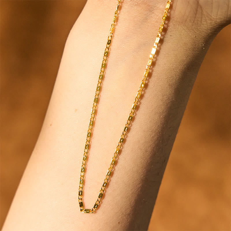 Gold Plated Copper Windmill Spiritual Necklace Pendant