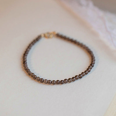 6mm Black Obsidian Success Bracelet for Resilience & Focus