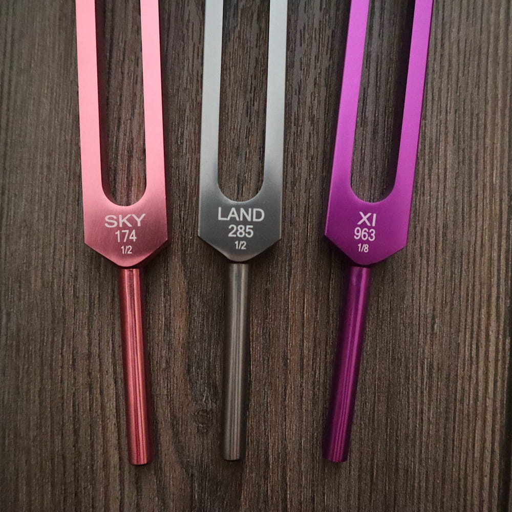 thumbnail image 2 of 9pc Solfeggio Tuning Fork Set For Healing | Best Quality 2 of 10
