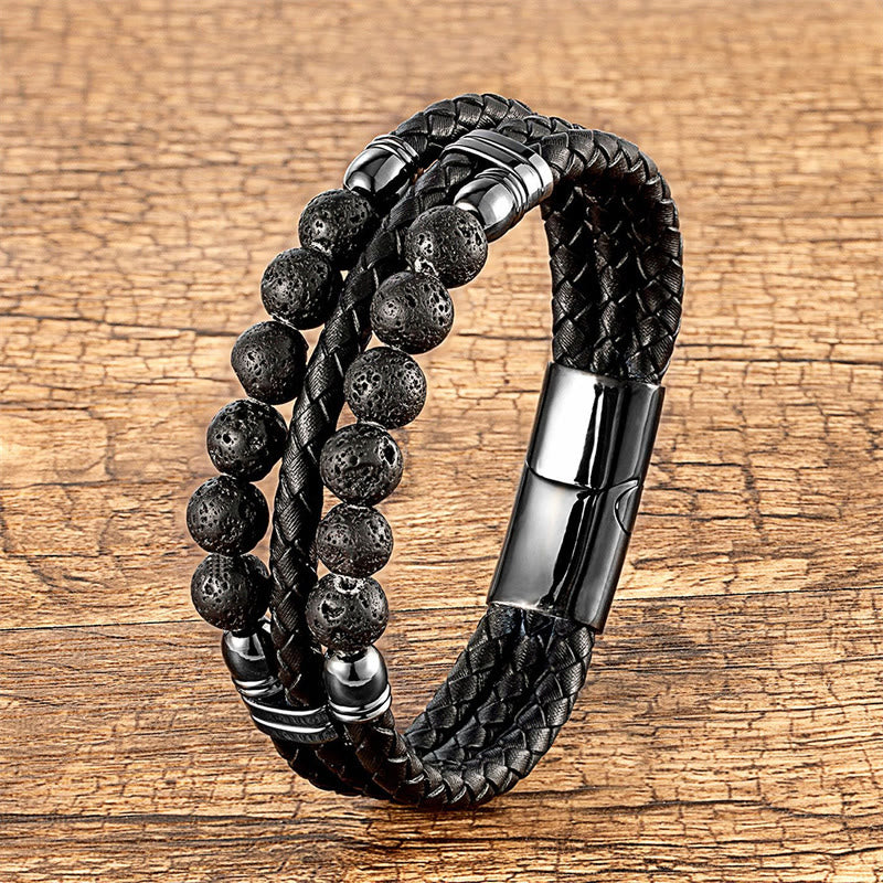 16-18cm Blue Tiger Eye Protection Strength Bracelet