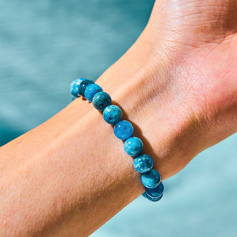 Apatite Motivation Bracelet for Spiritual Growth