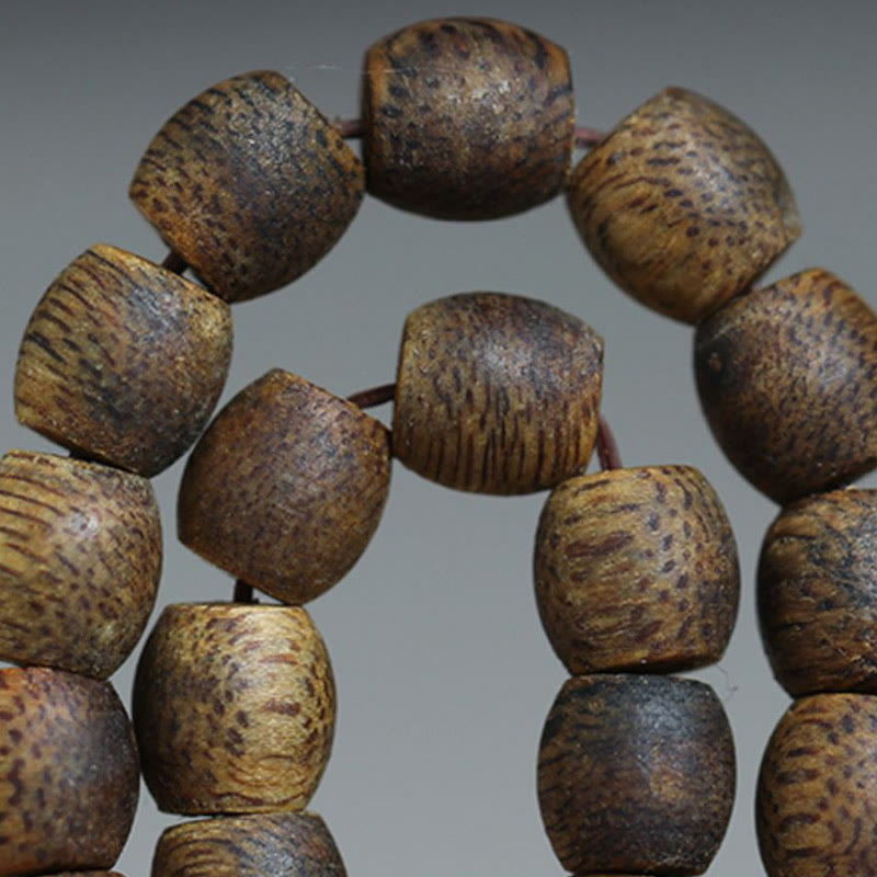 6mm Hainan Green Qinan Agarwood 108 Mala Beads Bracelet