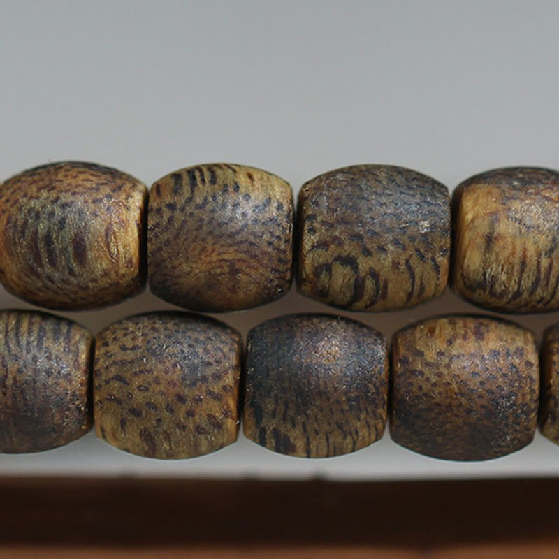 6mm Hainan Green Qinan Agarwood 108 Mala Beads Bracelet