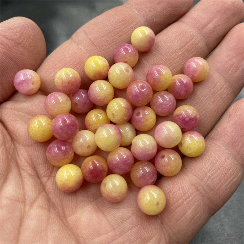 8mm Quartzite Jade Peace Bracelet for Protection & Balance
