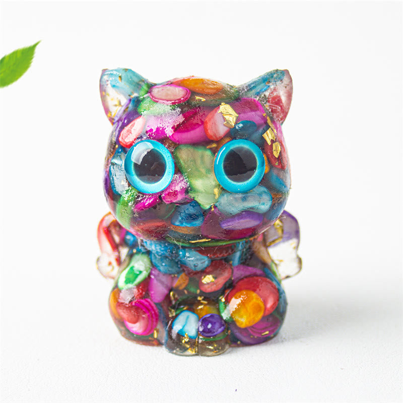 5.5cm Crystal Resin Feng Shui Decoration for Positive Home Energy