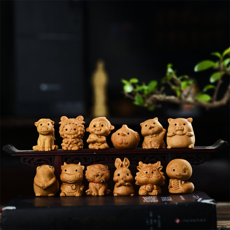 Chinese Zodiac Mini Animal Prosperity Decoration