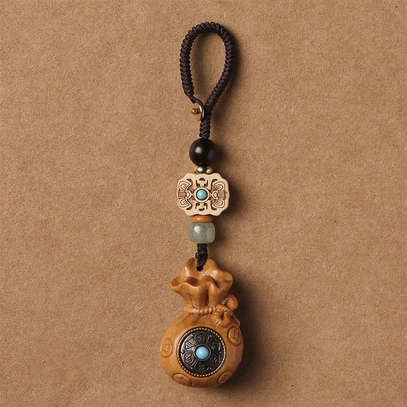 Sandalwood Om Mani Padme Hum Key Chain & Phone Hanging