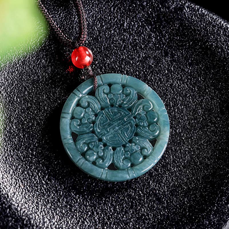 Jade Ingot Abundance Necklace | Prosperity Pendant