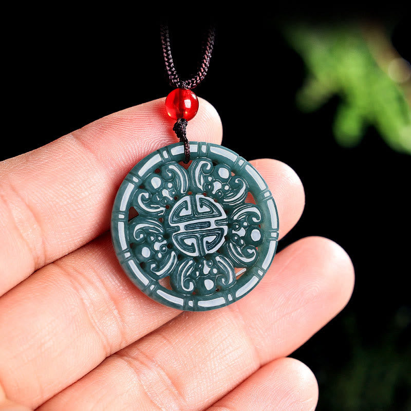 Jade Ingot Abundance Necklace | Prosperity Pendant