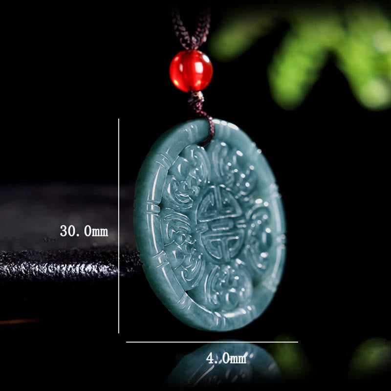 Jade Ingot Abundance Necklace | Prosperity Pendant