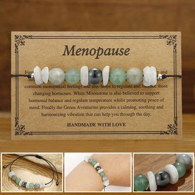 Menopause Labradorite Healing Bracelet with Moonstone & Aventurine