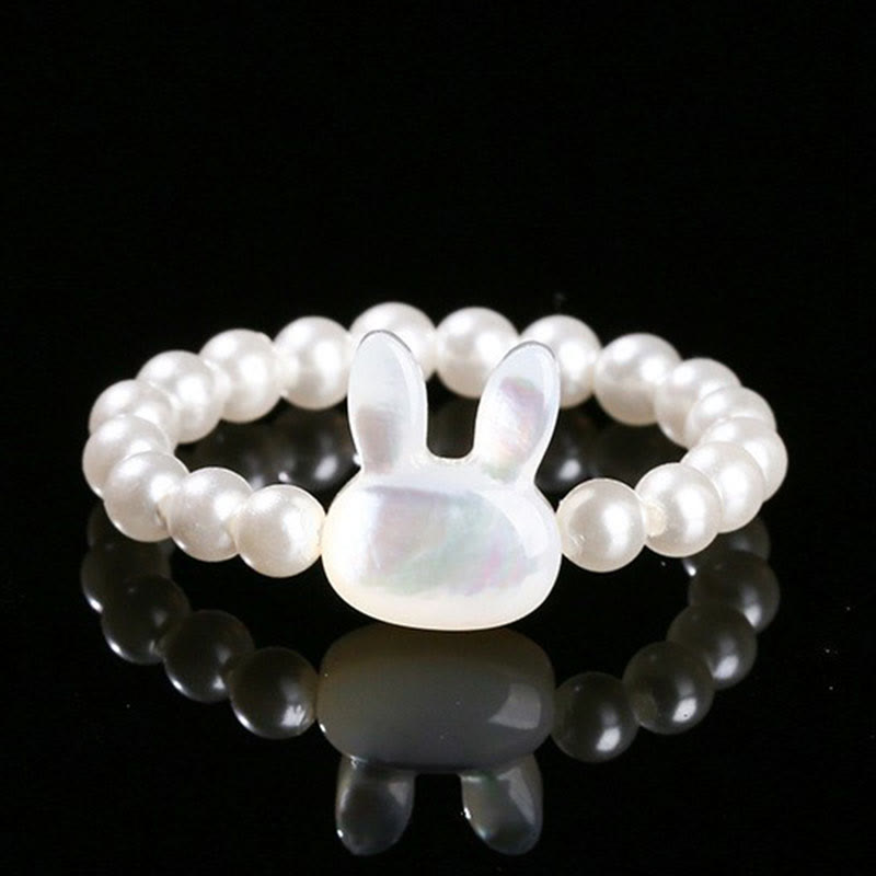 3mm Tridacna Stone Spiritual Healing Ring