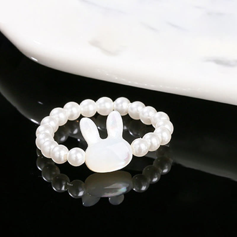 3mm Tridacna Stone Spiritual Healing Ring