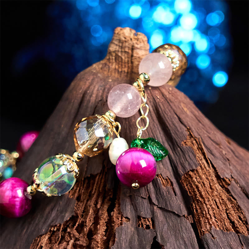 10mm Red Tiger Eye Protection Bracelet for Women