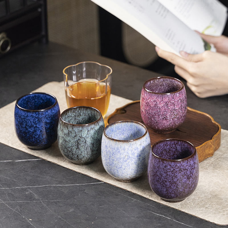 Jian Zhan Handmade Ceramic Tea Cup 150ml Traditional Tableware