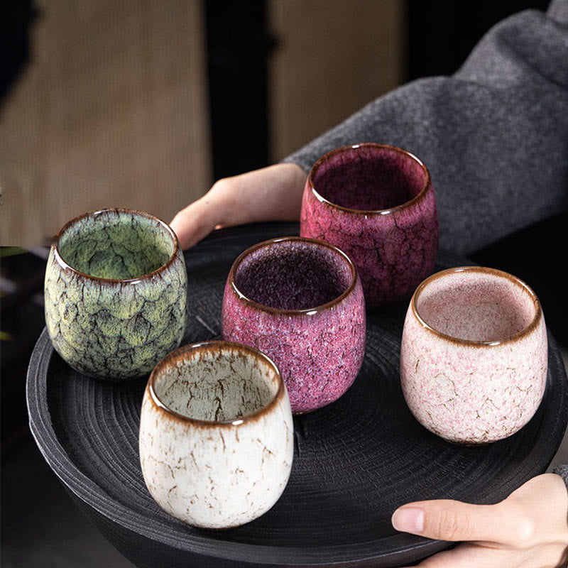 Jian Zhan Handmade Ceramic Tea Cup 150ml Traditional Tableware