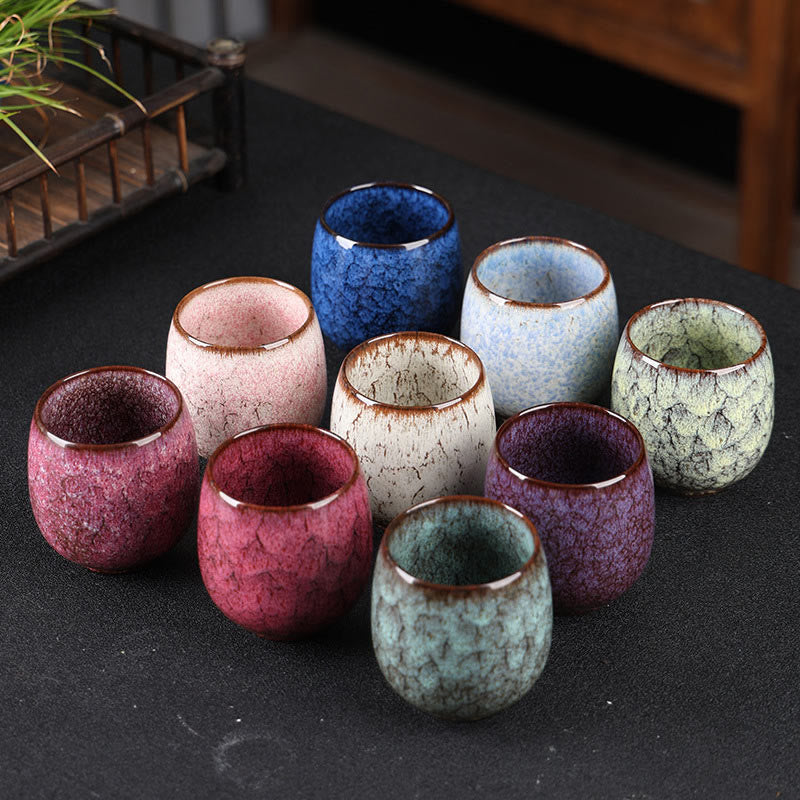 Jian Zhan Handmade Ceramic Tea Cup 150ml Traditional Tableware