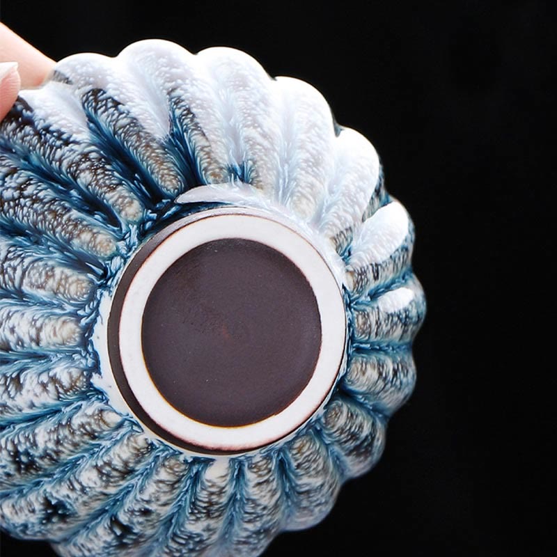 Handmade Chinese Lotus Jian Zhan Ceramic Tea Cup 80ml