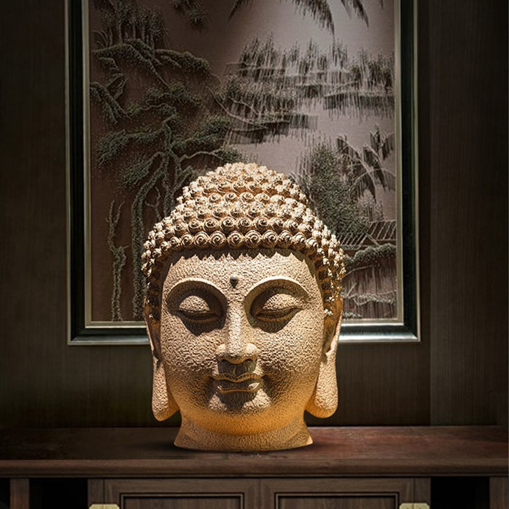 Large Meditating Buddha Statue 42cm Resin Zen Decor