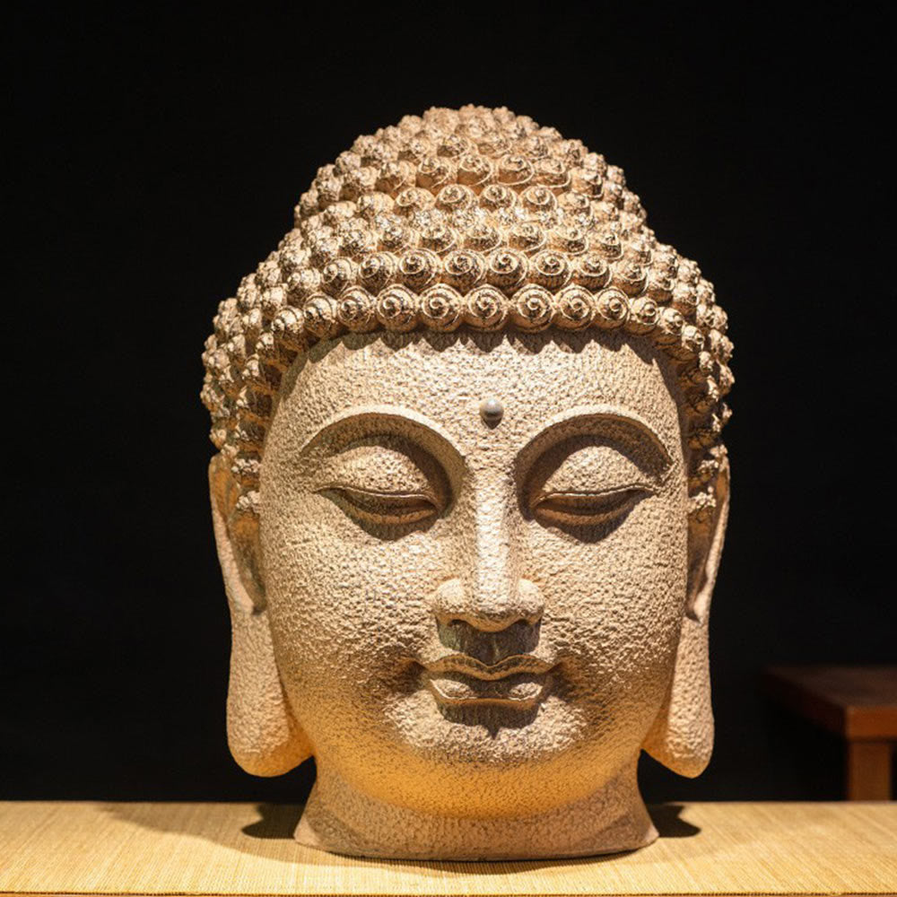 Large Meditating Buddha Statue 42cm Resin Zen Decor