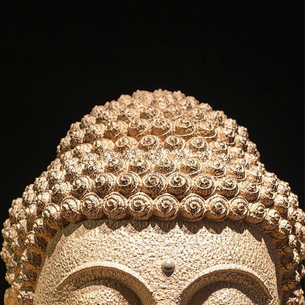 Large Meditating Buddha Statue 42cm Resin Zen Decor