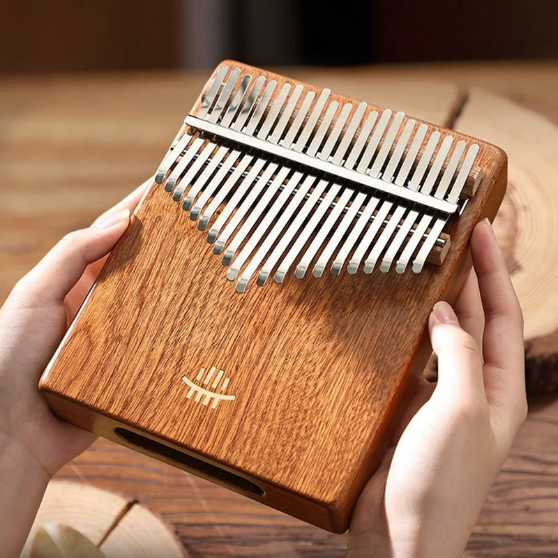 21 Keys Acacia Kalimba Thumb Piano for Meditation