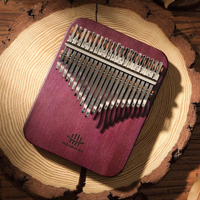21 Keys Peltogyne Wood Kalimba Portable Thumb Piano
