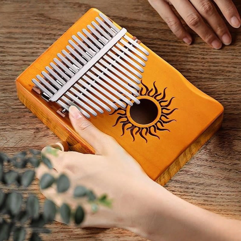 21 Keys Maple Wood Kalimba Thumb Piano for Beginners