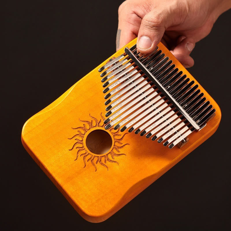 21 Keys Maple Wood Kalimba Thumb Piano for Beginners