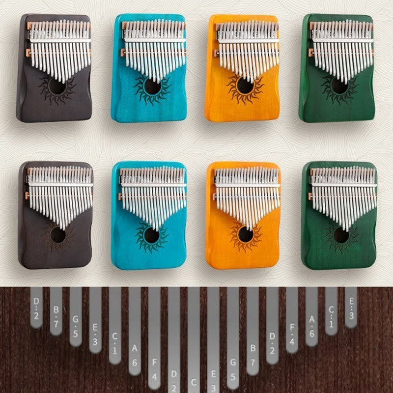 21 Keys Maple Wood Kalimba Thumb Piano for Beginners