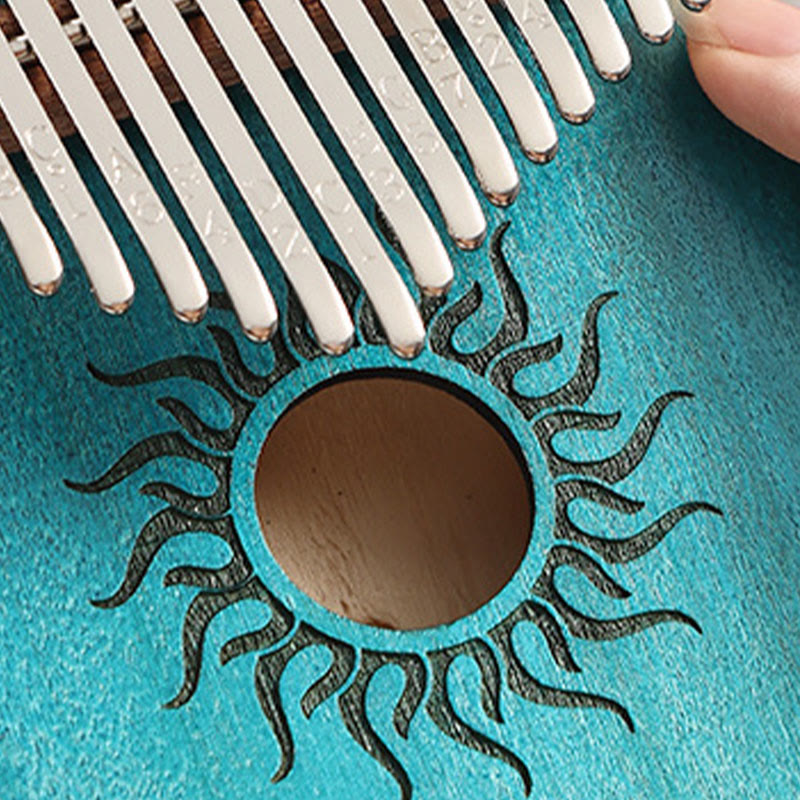 21 Keys Maple Wood Kalimba Thumb Piano for Beginners