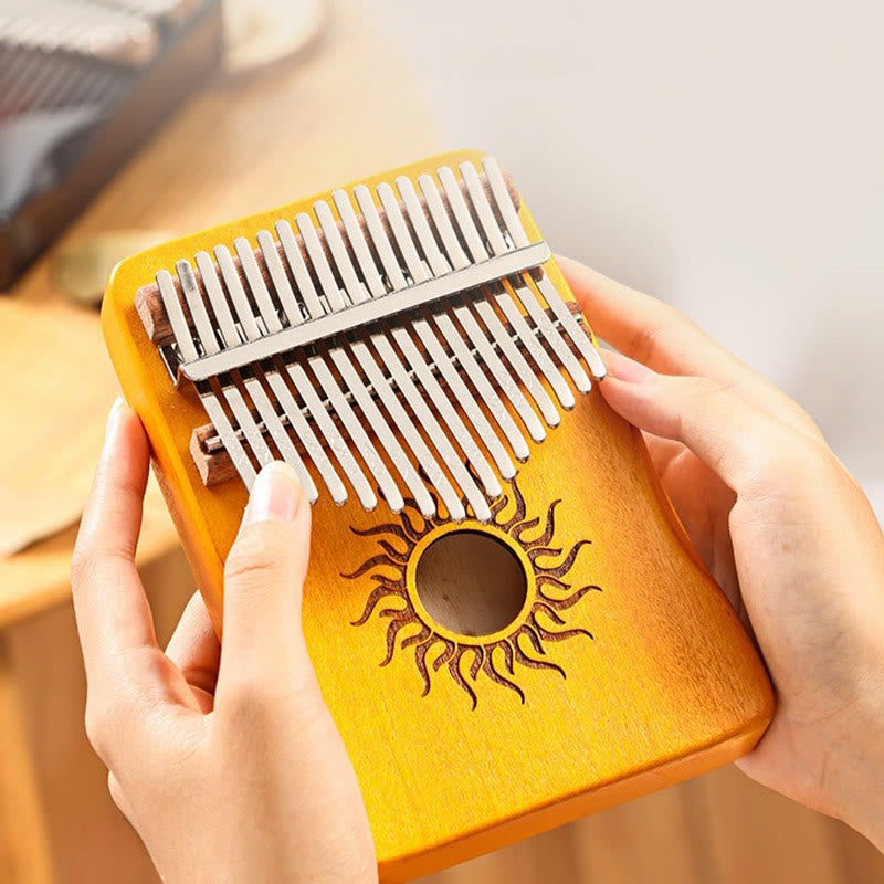 21 Keys Maple Wood Kalimba Thumb Piano for Beginners