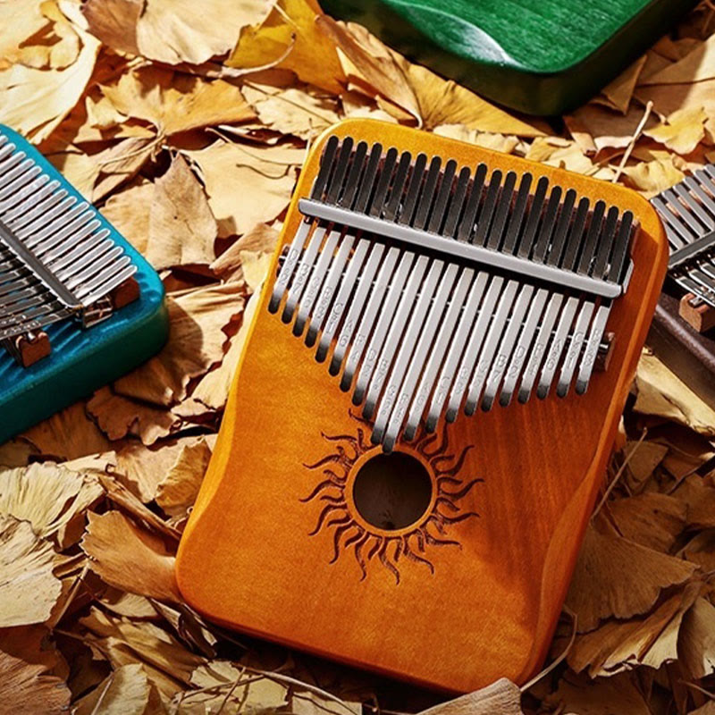 21 Keys Maple Wood Kalimba Thumb Piano for Beginners