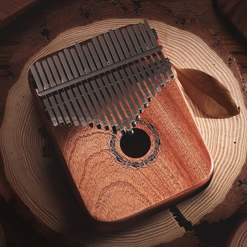 21 Keys Kalimba Thumb Piano in Yellow Sandalwood | Spiritual Music