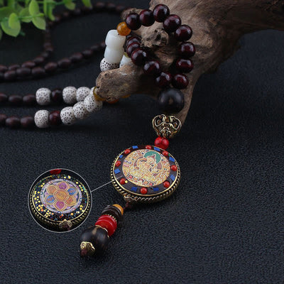 Om Mani Padme Hum Necklace | Tibetan Handmade Copper Pendant