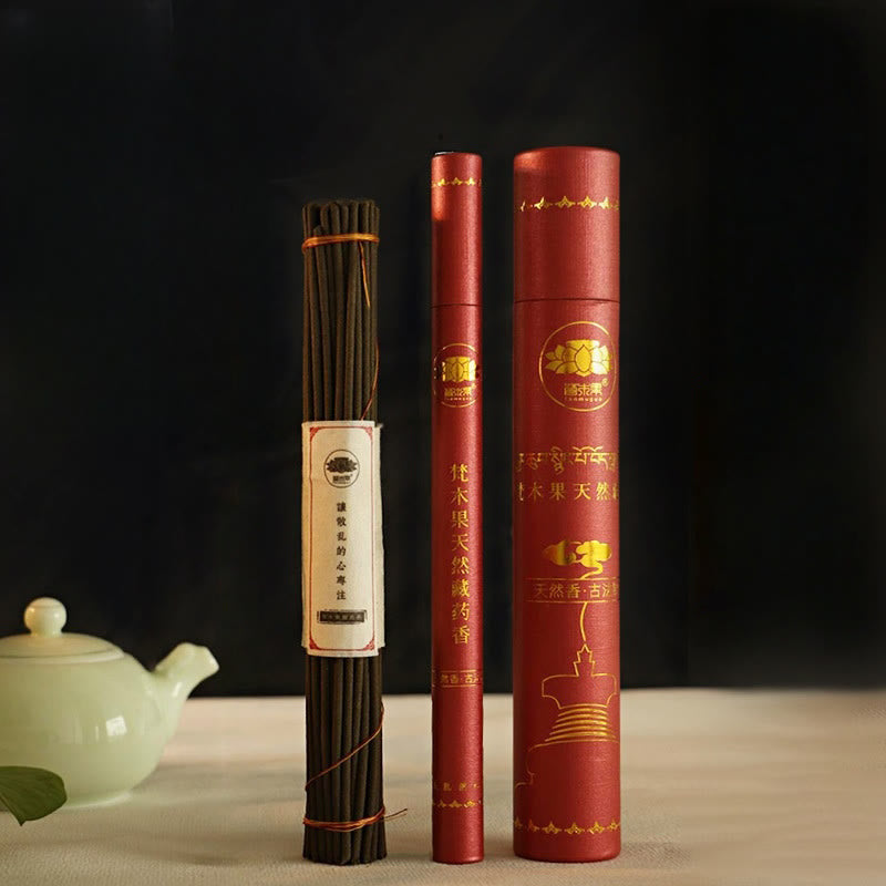 Natural Tibetan Incense Sticks | Protection & Healing Aroma 57-Pack
