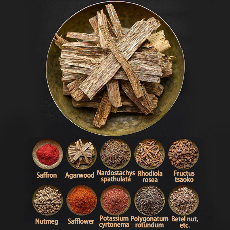 Natural Tibetan Incense 57 Sticks for Purification & Healing Benefits