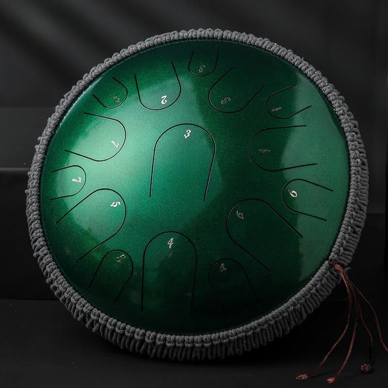 14-inch Steel Tongue Drum Meditation Kit for Mindfulness