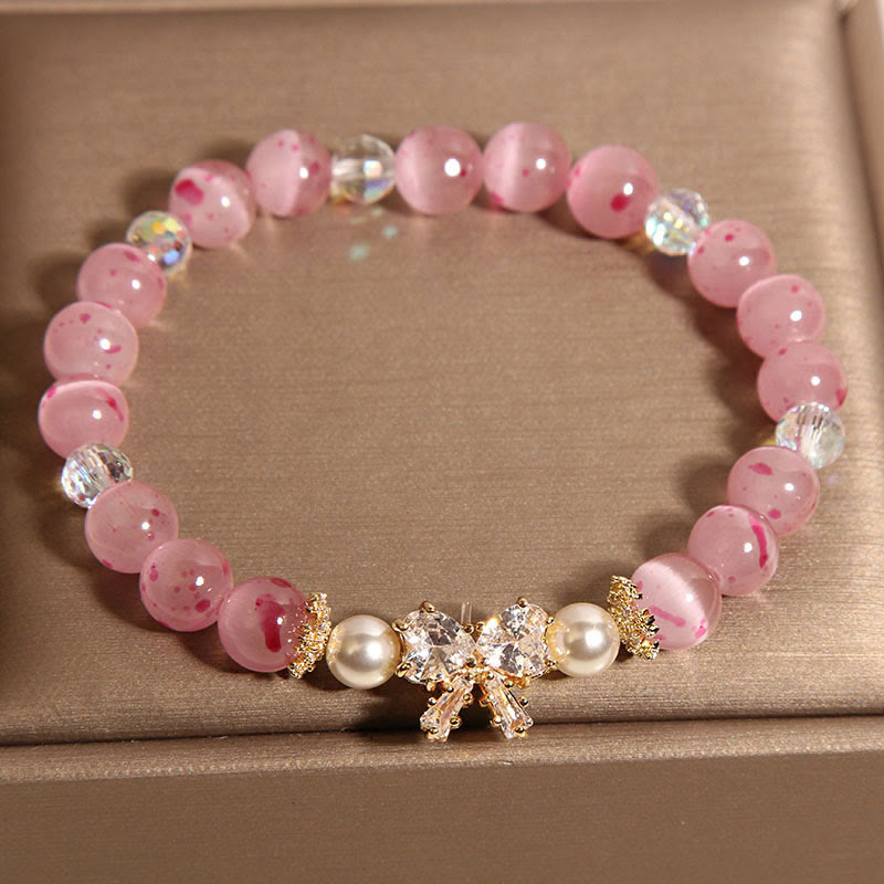 Spiritual Cat's Eye Support Bracelet 14-16cm