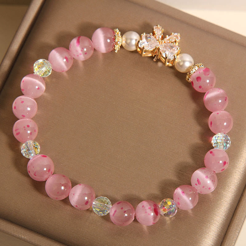 Spiritual Cat's Eye Support Bracelet 14-16cm