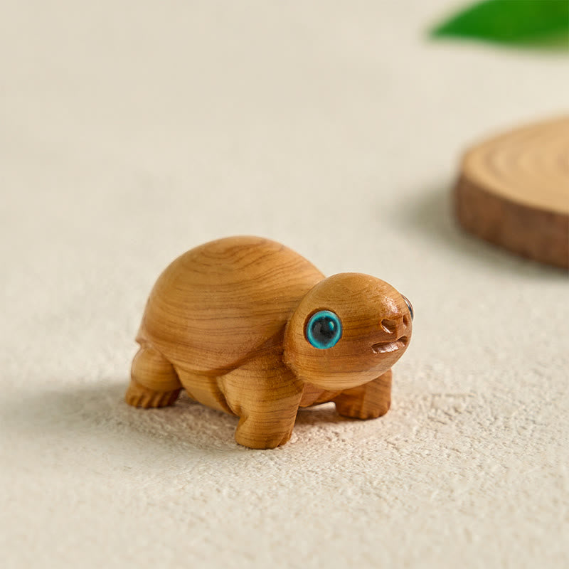 Mini Thuja Sutchuenensis Turtle Spiritual Animal Figurine